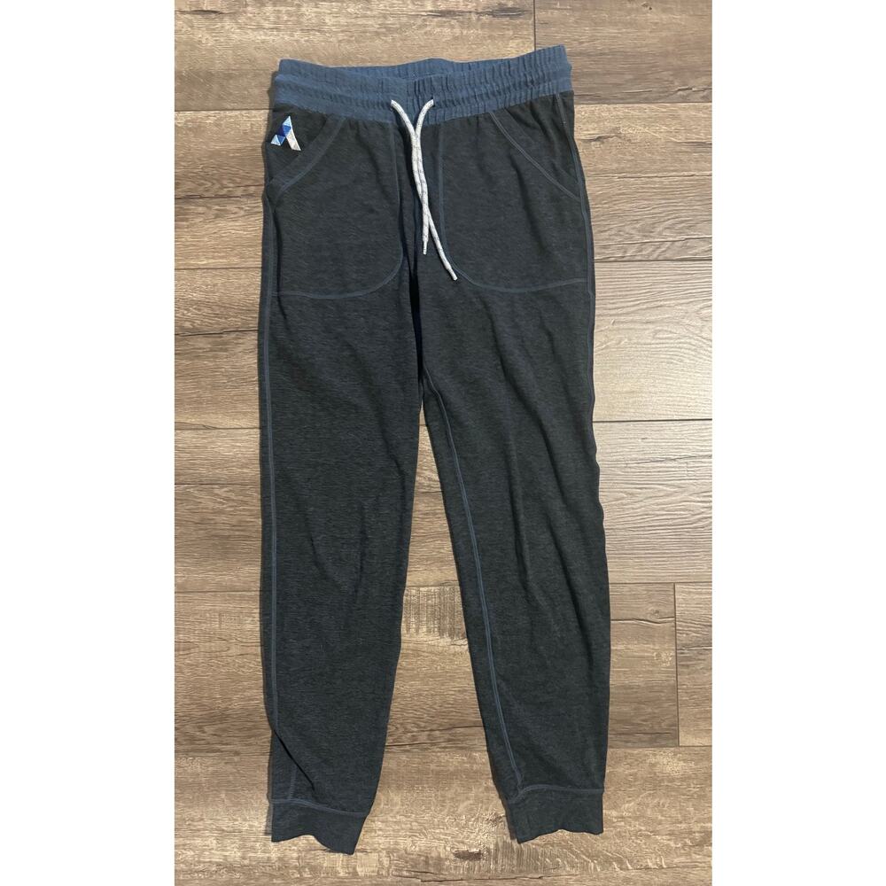 Marine Layer Womens Blue Charcoal Heathered Joggers Size Small (READ for sizing)